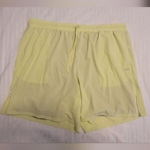 Light Yellow Athletic Shorts